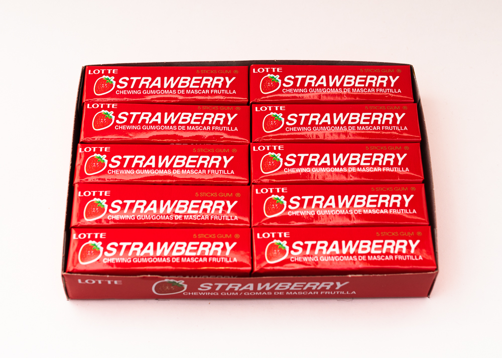 Жевательная резинка «LOTTE» со вкусом клубники
блок 20 уп. по 5 пластин Жевательная резинка «LOTTE» со вкусом клубники
блок 20 уп. по 5 пластин